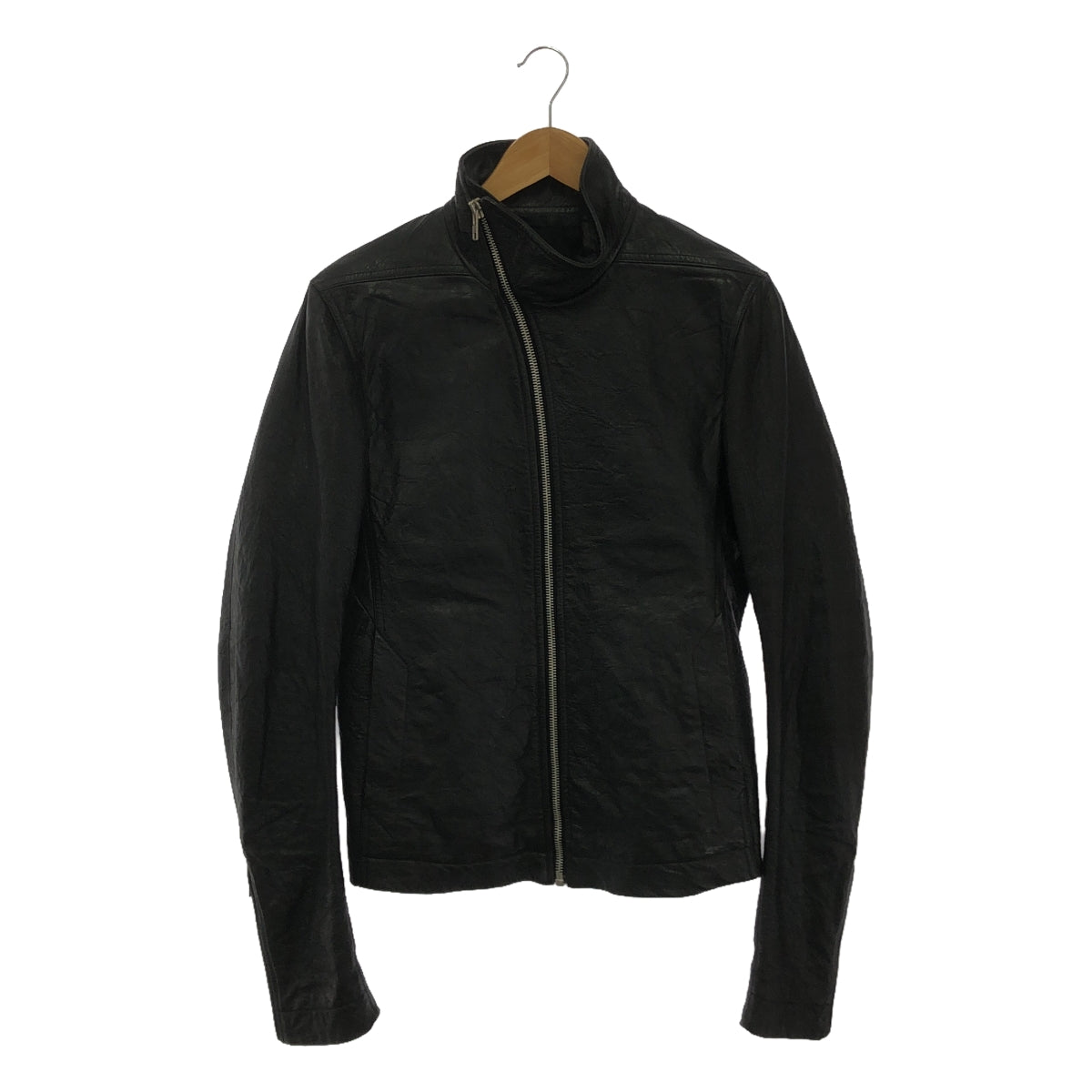 Rick Owens | OLMAR and MIRTA MOLLINO Lamb Leather Single Rider Jacket | 48 | Men's