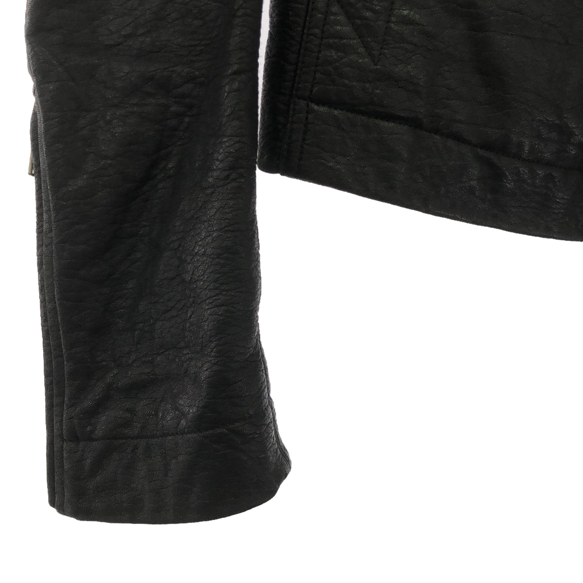 Rick Owens | OLMAR and MIRTA MOLLINO Lamb Leather Single Rider Jacket | 48 | Men's