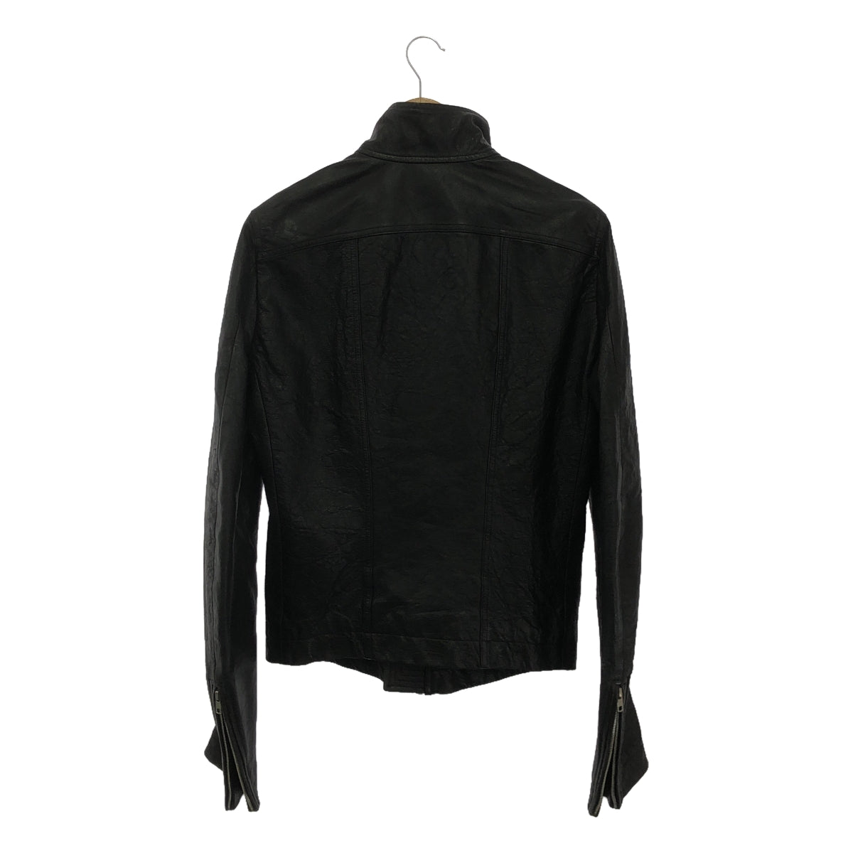 Rick Owens | OLMAR and MIRTA MOLLINO Lamb Leather Single Rider Jacket | 48 | Men's