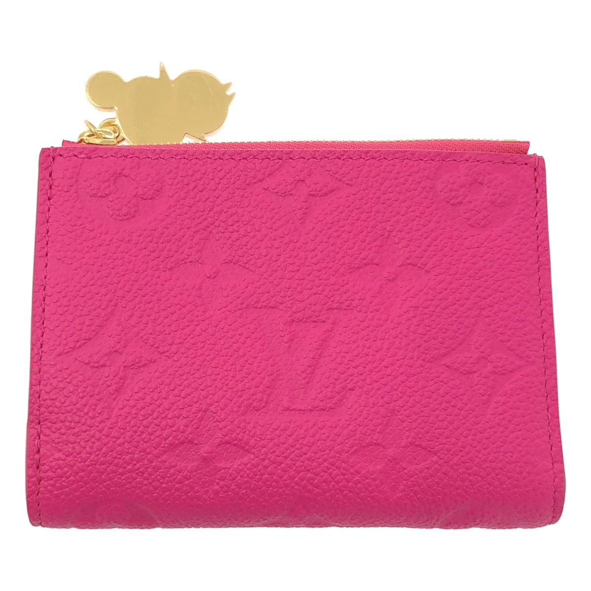 【美品】  Louis Vuitton / ルイヴィトン | × TM 村上隆コラボ M14087 Lisa Wallet モノグラム ポルトフォイユ リサ ウォレット 二つ折り財布 | ピンク | レディース