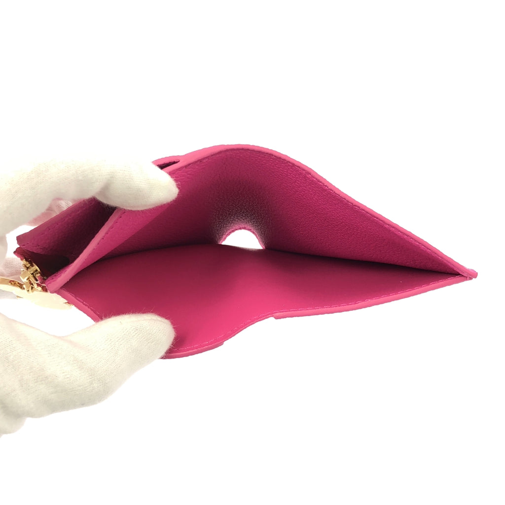 【美品】  Louis Vuitton / ルイヴィトン | × TM 村上隆コラボ M14087 Lisa Wallet モノグラム ポルトフォイユ リサ ウォレット 二つ折り財布 | ピンク | レディース