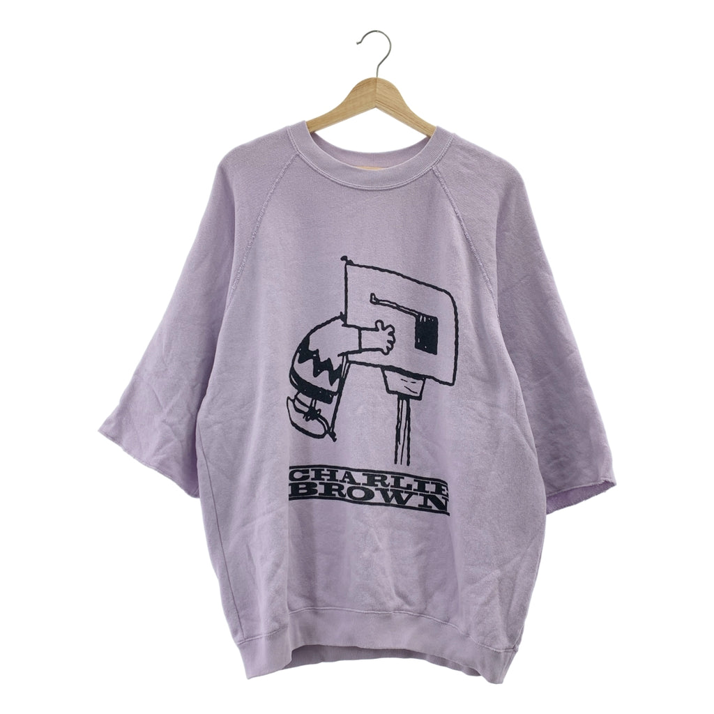 JOURNAL STANDARD relume / 저널 스탠다드 레류무 | 2022SS | PEANUTS×SPORTS WEAR 별주 오버사이즈 프린트 스웨트 | L |