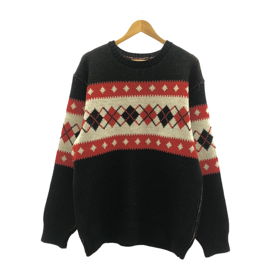 Needles / ニードルス | 2024AW | Crew Neck Sweater - Argyle / アーガイル クルーネックセーター ニット | XL | メンズ