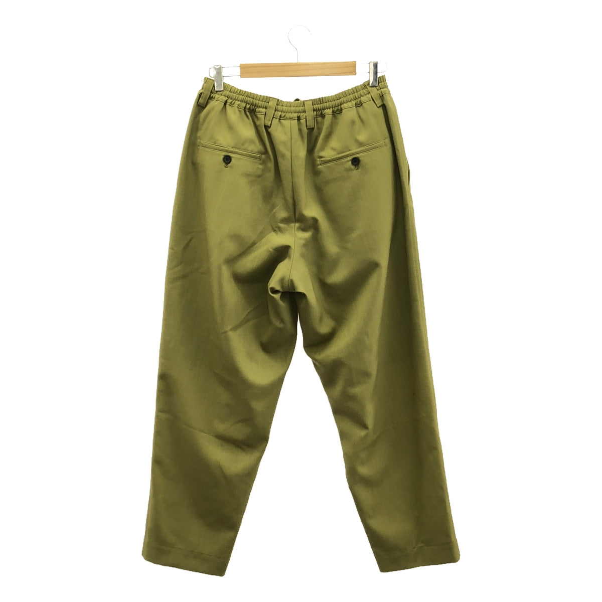 [New] MARNI | 2024SS | Wool Tropical Shirring 1P Tapered Pants | 48 | Khaki | Men's