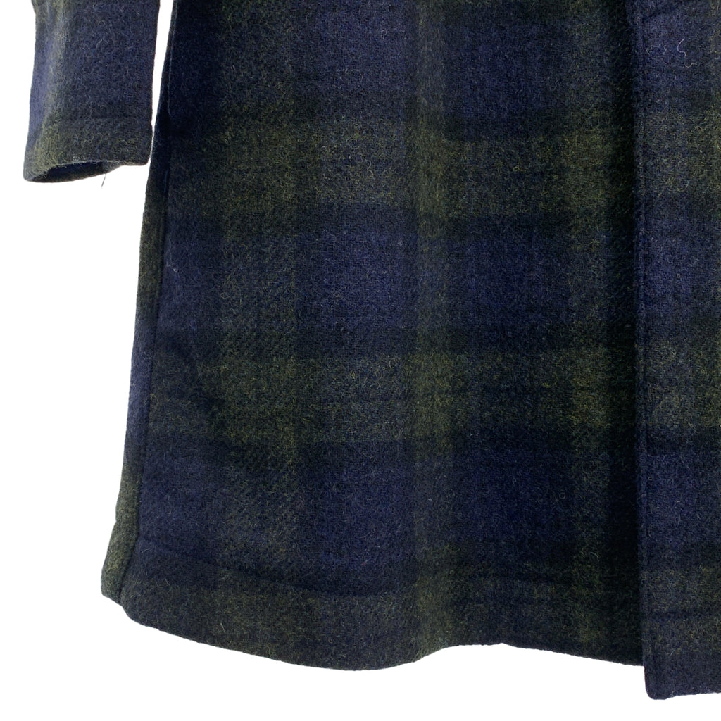 RAINMAKER / 레인 메이커 | 울 본딩 체크 스텐 컬러 코트 | 46 | 남성