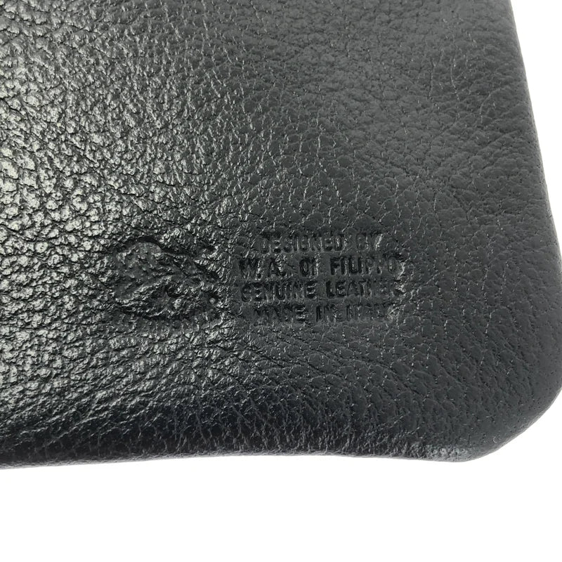 IL BISONTE / イルビゾンテ | レザー ロゴ コインケース / ユニセックス |