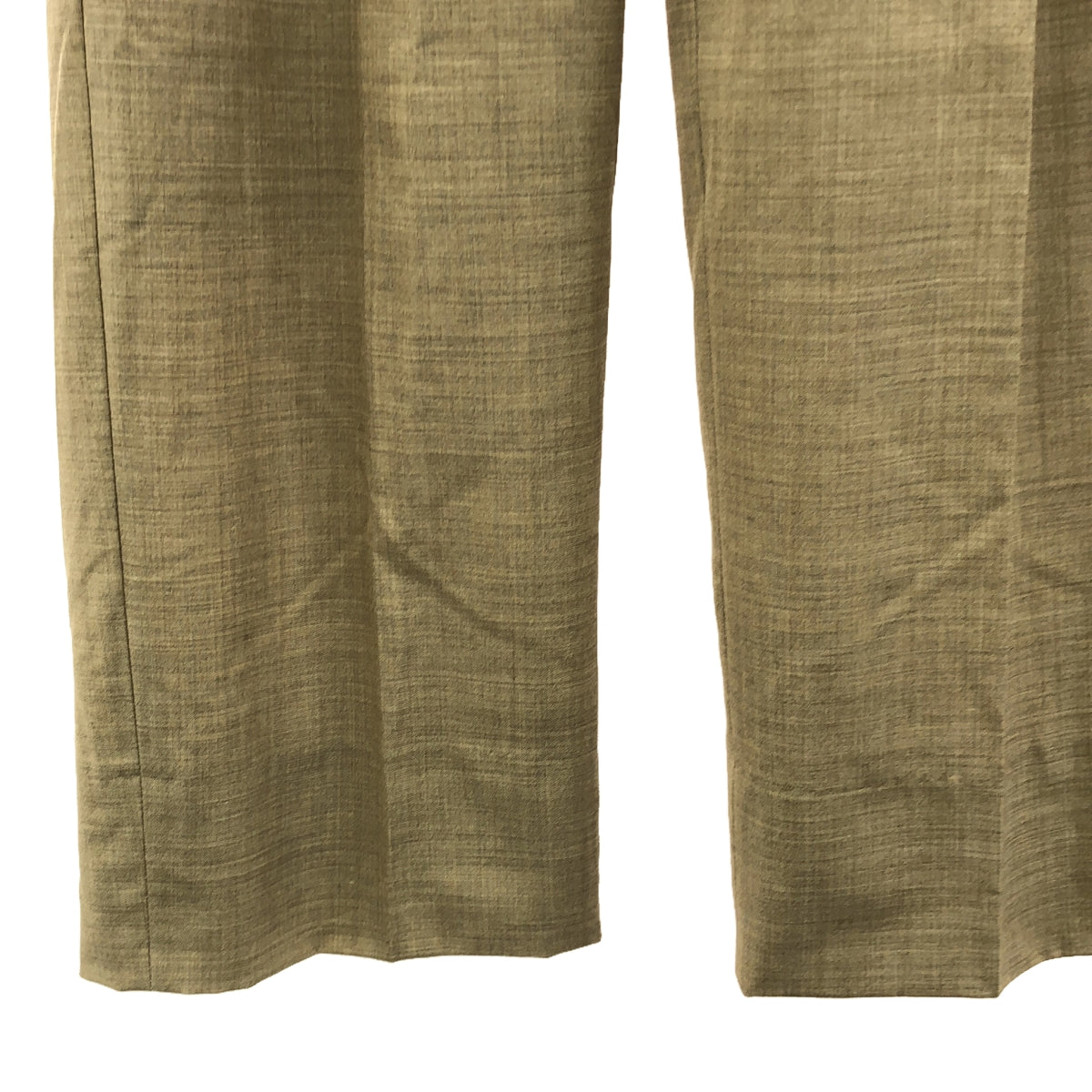 AURALEE | SUPER FINE TROPICAL WOOL SLACKS | 0 | TOP GRAY BEIGE | Women's