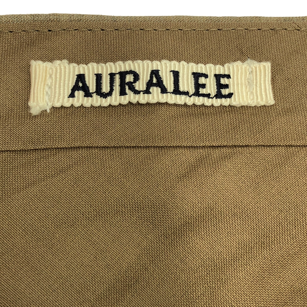 AURALEE | SUPER FINE TROPICAL WOOL SLACKS | 0 | TOP GRAY BEIGE | Women's