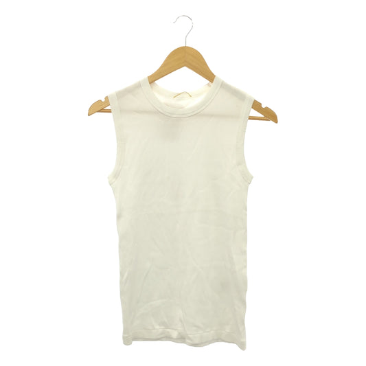 [Beautiful Condition] Deuxieme Classe | 2023SS | dignity / Sleeveless Pullover / Ribbed Tank Top | F | White | Women's