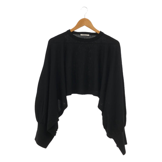 ENCHAINEMENT / Anciennement | Wool deformed knit bolero | F |