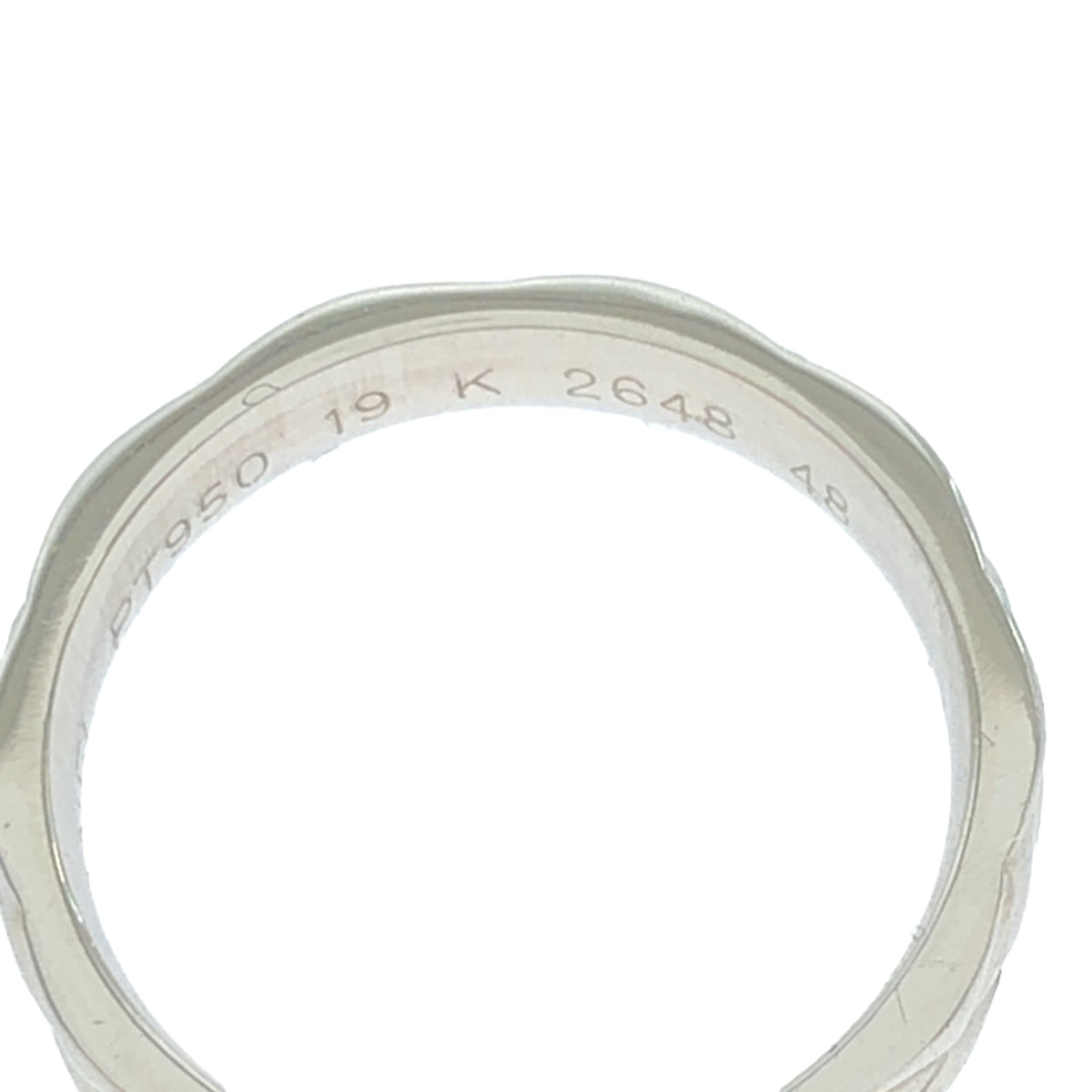 CHANEL | Pt950 Matelasse Ring | Silver | Women's