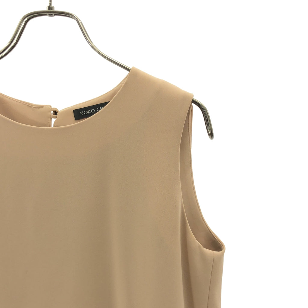 YOKO CHAN / 요코짱 | 옆주머니 민소매 원피스 / 전면 안감 | 38 | 베이지 계열 | 여성