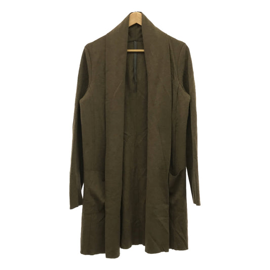 KAZUYUKI KUMAGAI ATTACHMENT | Wool flannel smooth stole coat | 2 | Brown | Men's