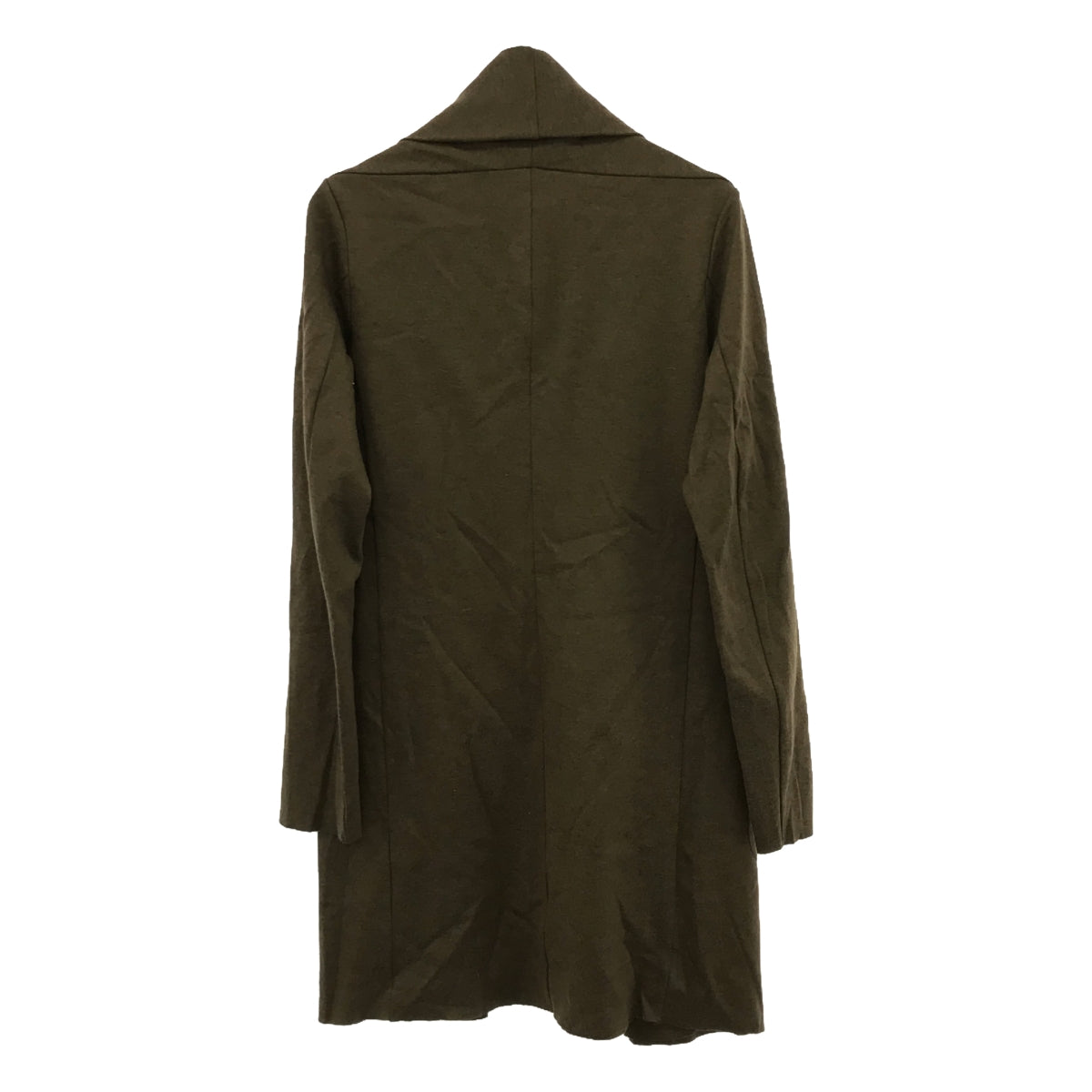 KAZUYUKI KUMAGAI ATTACHMENT | Wool flannel smooth stole coat | 2 | Brown | Men's