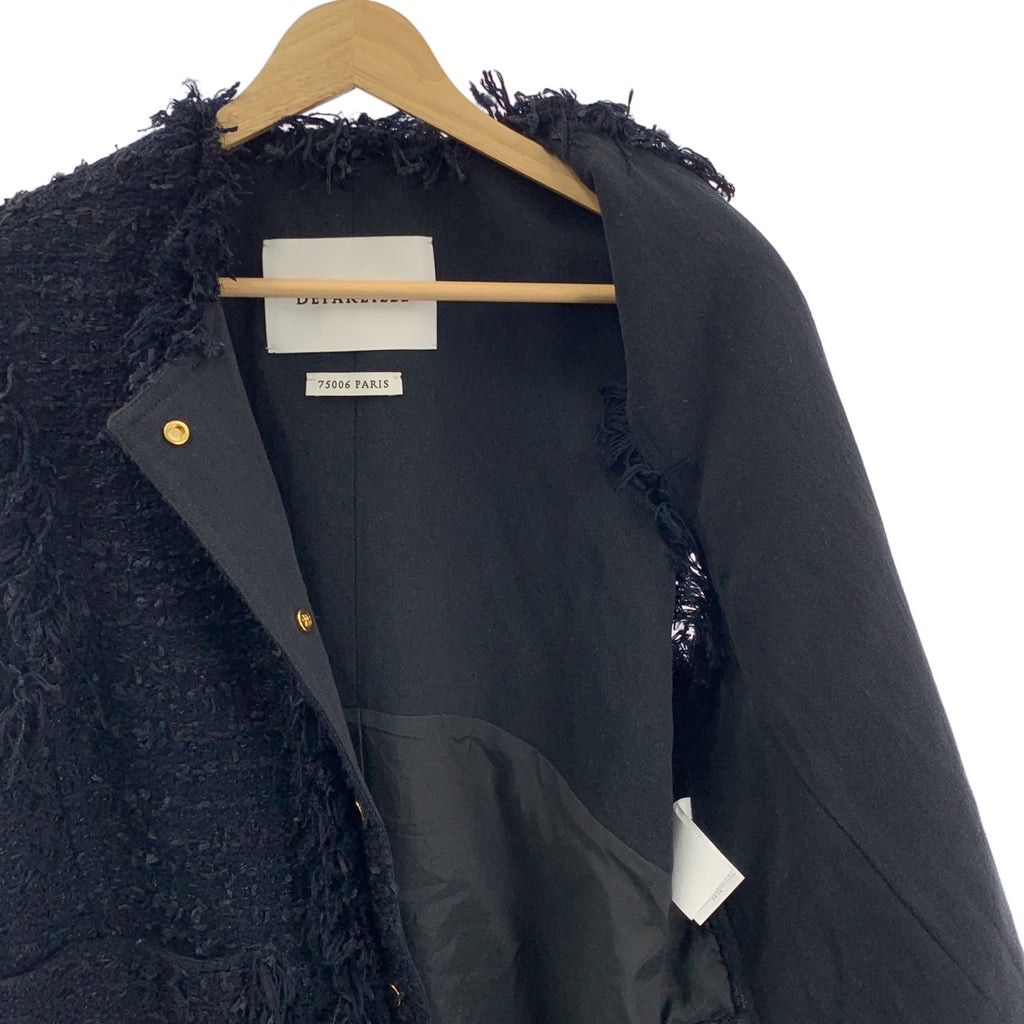 DEPAREILLE / デパリエ | フリンジ ツイード ベスト | 38 | レディース