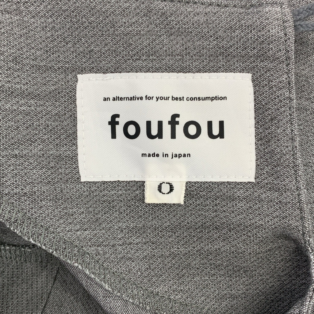 foufou | 人造絲混紡彈性短袖洋裝 | 0 碼 | 女款