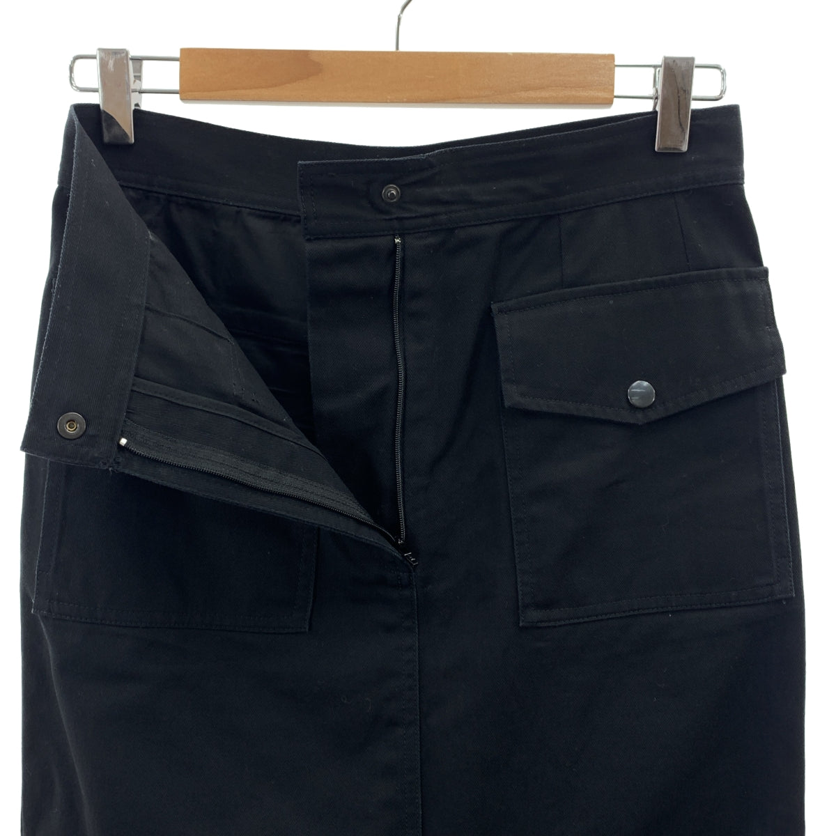 DRIES VAN NOTEN | 貼袋開衩裙 | 36碼 | 黑色 | 女款