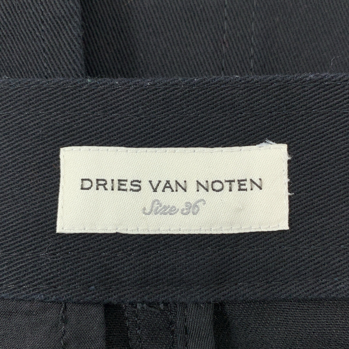 DRIES VAN NOTEN | 貼袋開衩裙 | 36碼 | 黑色 | 女款