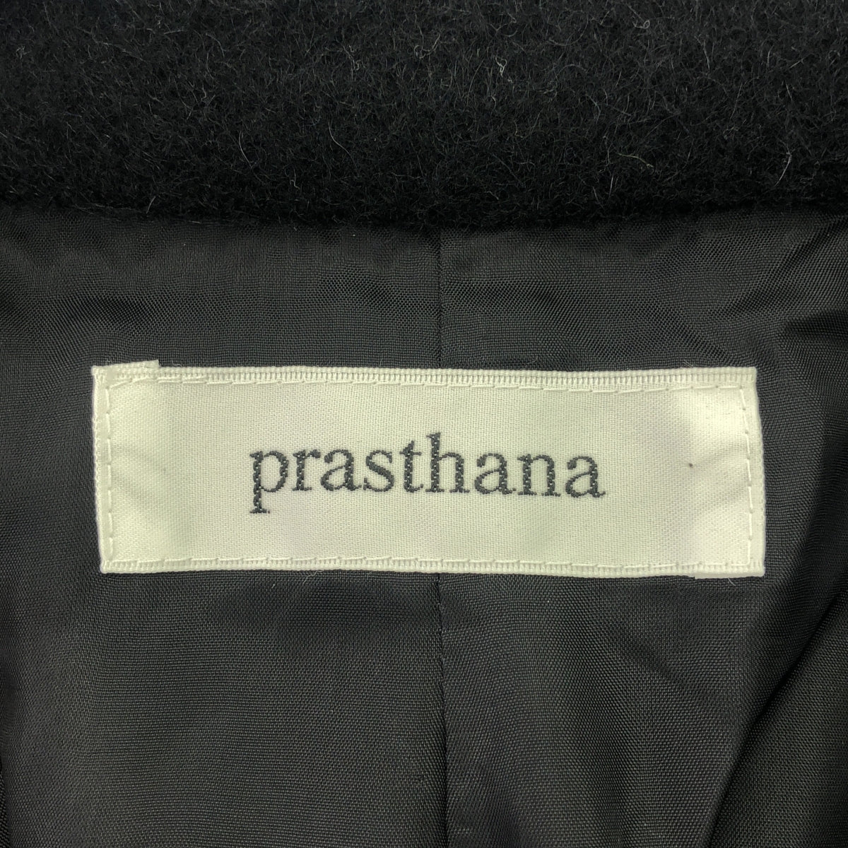 【新品】  prasthana / プラスターナ | circular coat | M | ブラック | メンズ