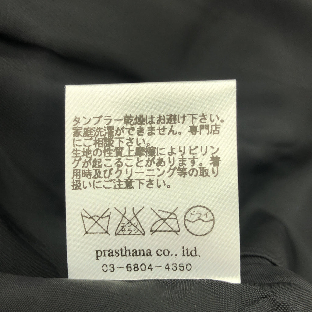 [新] prasthana / Prasthana |圓形外套 | M |黑色 |男士