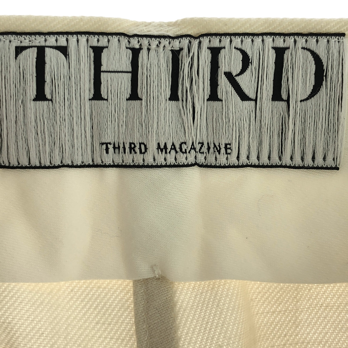 THIRD MAGAZINE / Third Magazine | Cotton Twill Baker Wide Pants | 3 | Women's