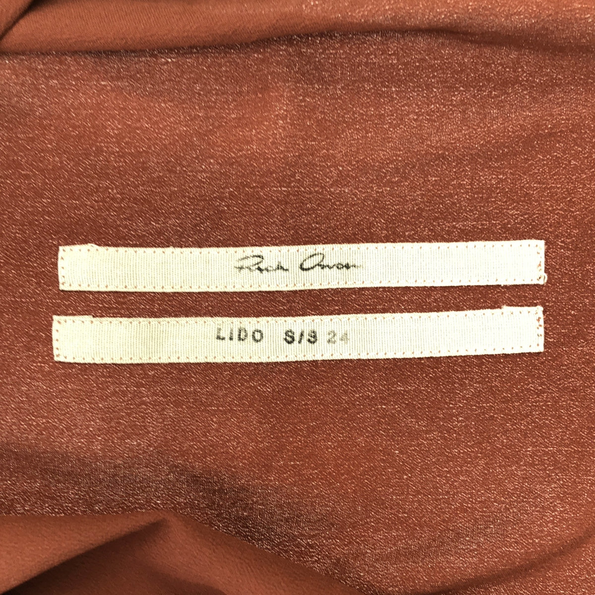 Rick Owens | 2024 春夏系列 | LIDO 無袖 Jumbo 外套襯衫 | 尺寸 40 | 女款