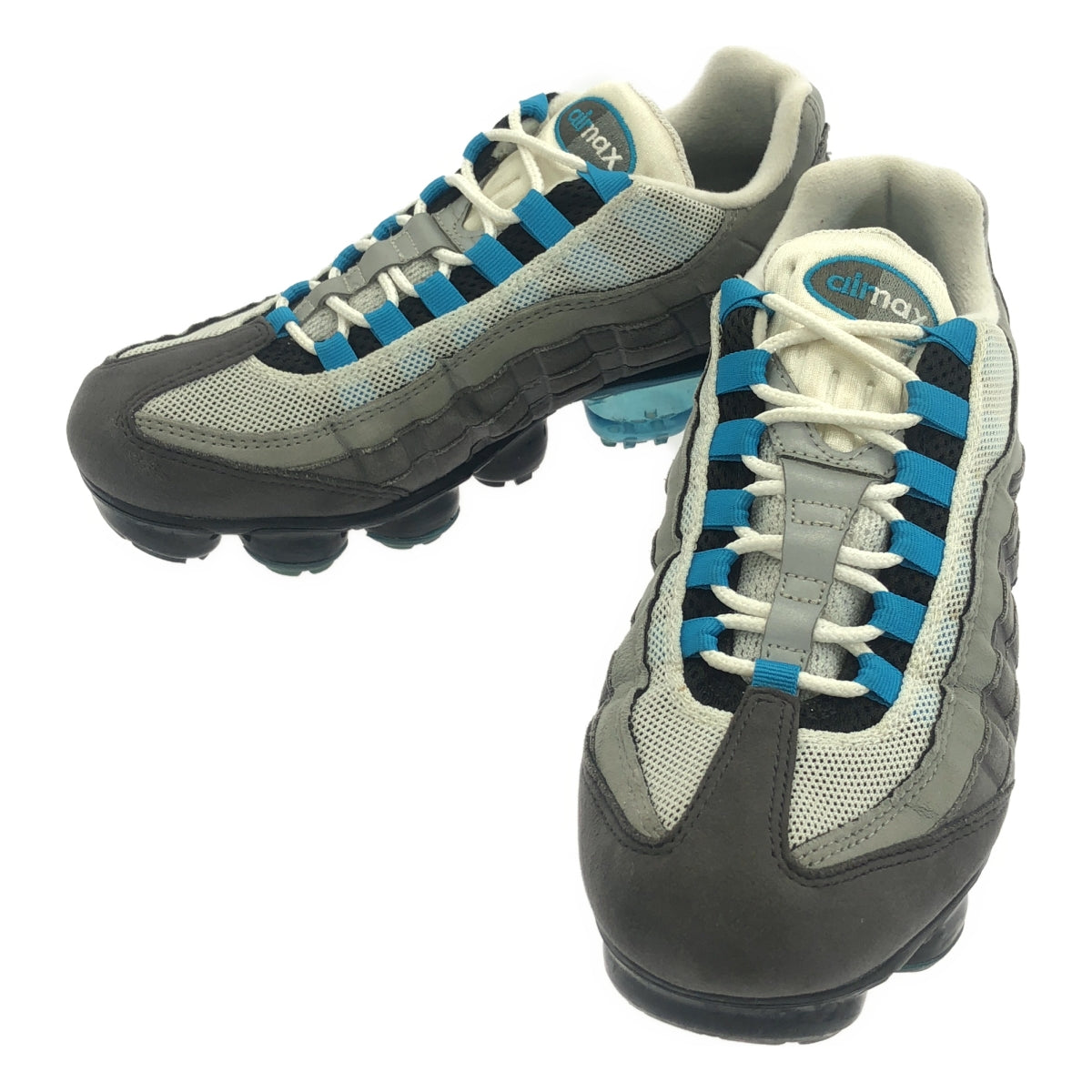 NIKE | AIR VAPORMAX 95 NEO TURQUOISE SNEAKERS | 25.5 | GRAY x BLUE | WOMEN'S