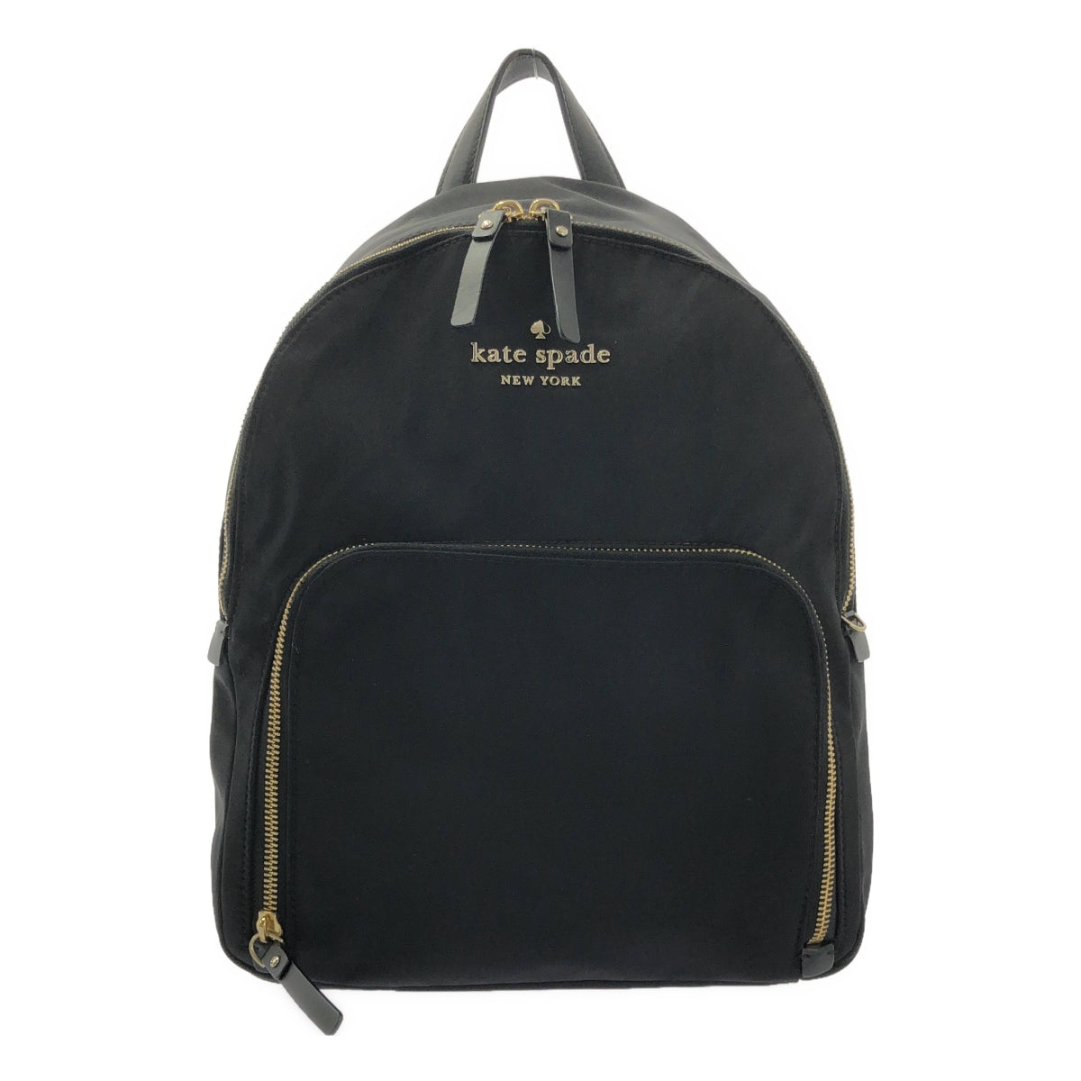 KATE SPADE / 케이트 스페이드 | 나일론 스퀘어 포켓 백팩 | 블랙 | 여성