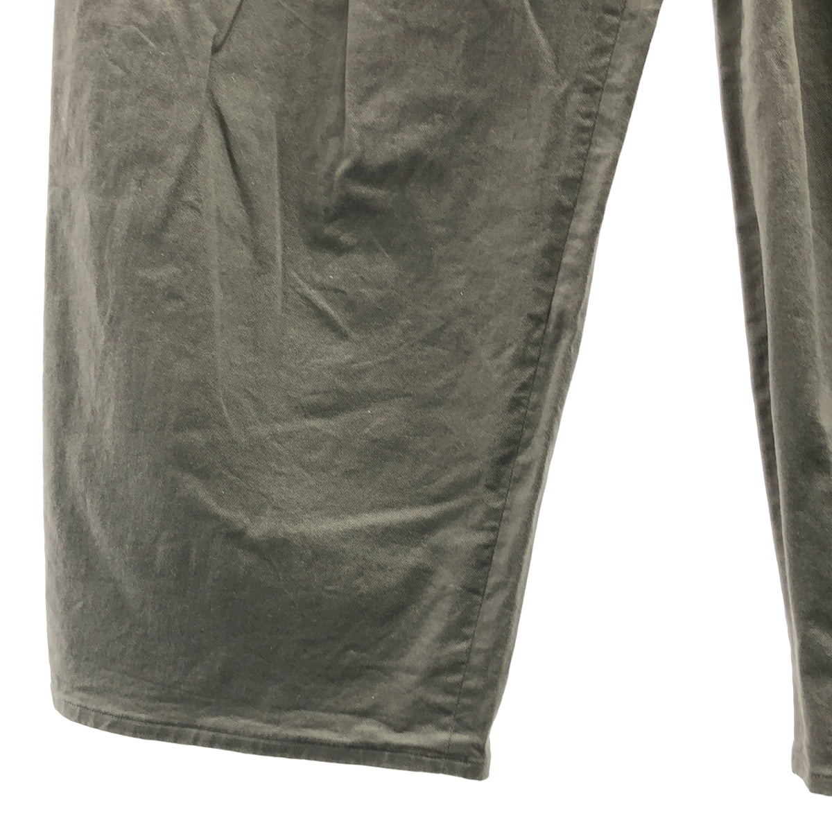 LOEWE / 로에베 | 2022SS | 로고 가죽 패치 스트레치 탁 와이드 팬츠 | 48 |