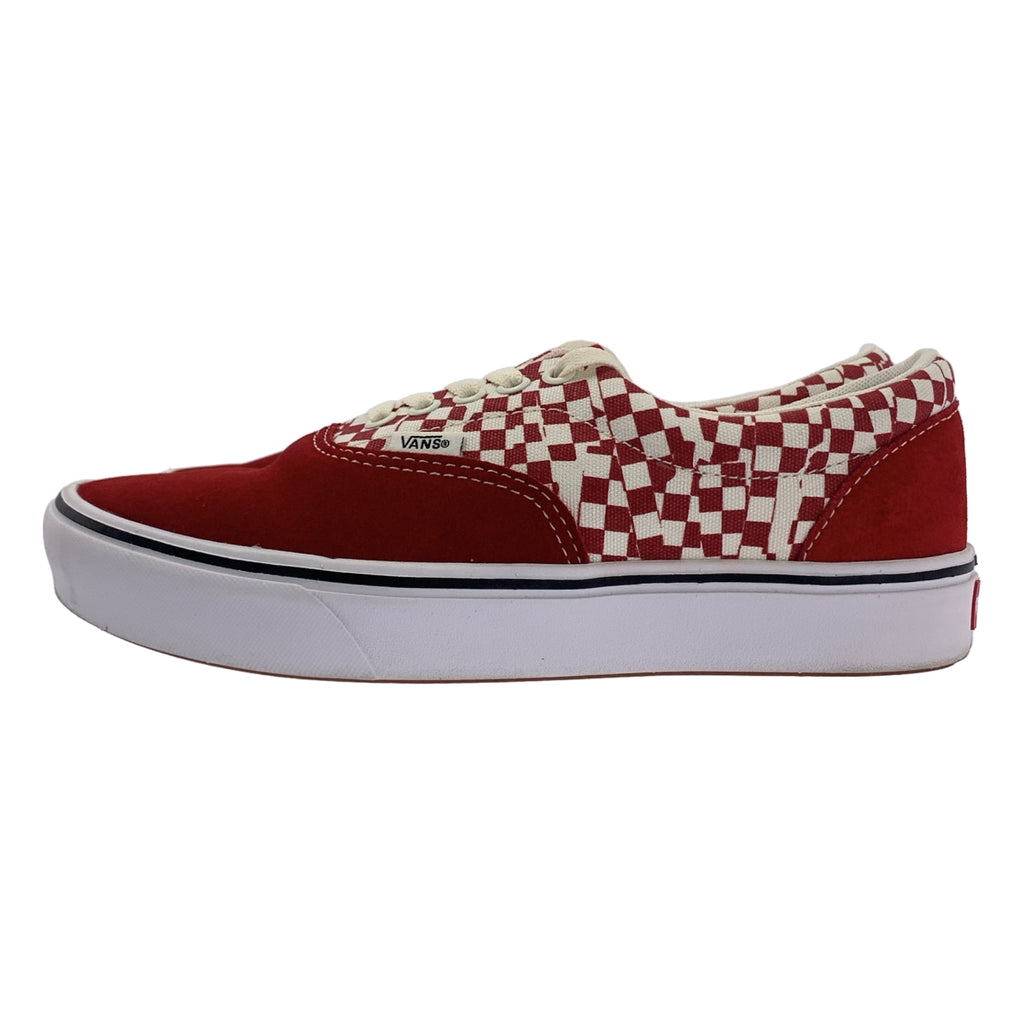 【美品】  VANS / バンズ | Comfycush Era / エラ チェッカー スニーカー | 25 | レッド/ホワイト | レディース