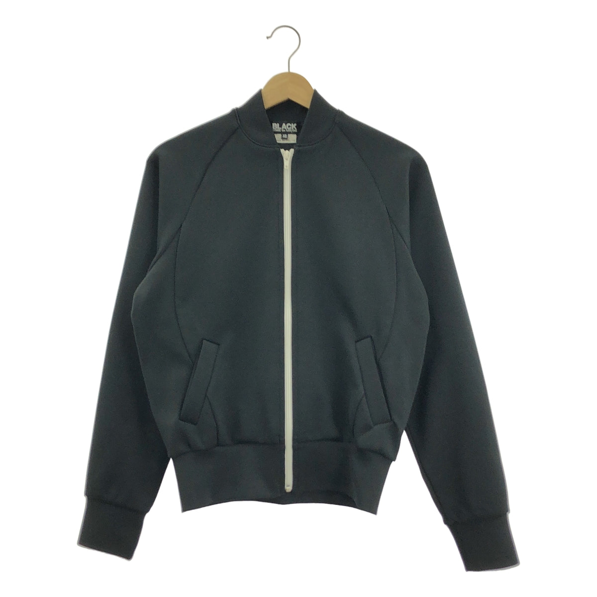 BLACK COMME des GARCONS / ブラックコムデギャルソン | ポリエステル トラックジャケット | XS | メンズ