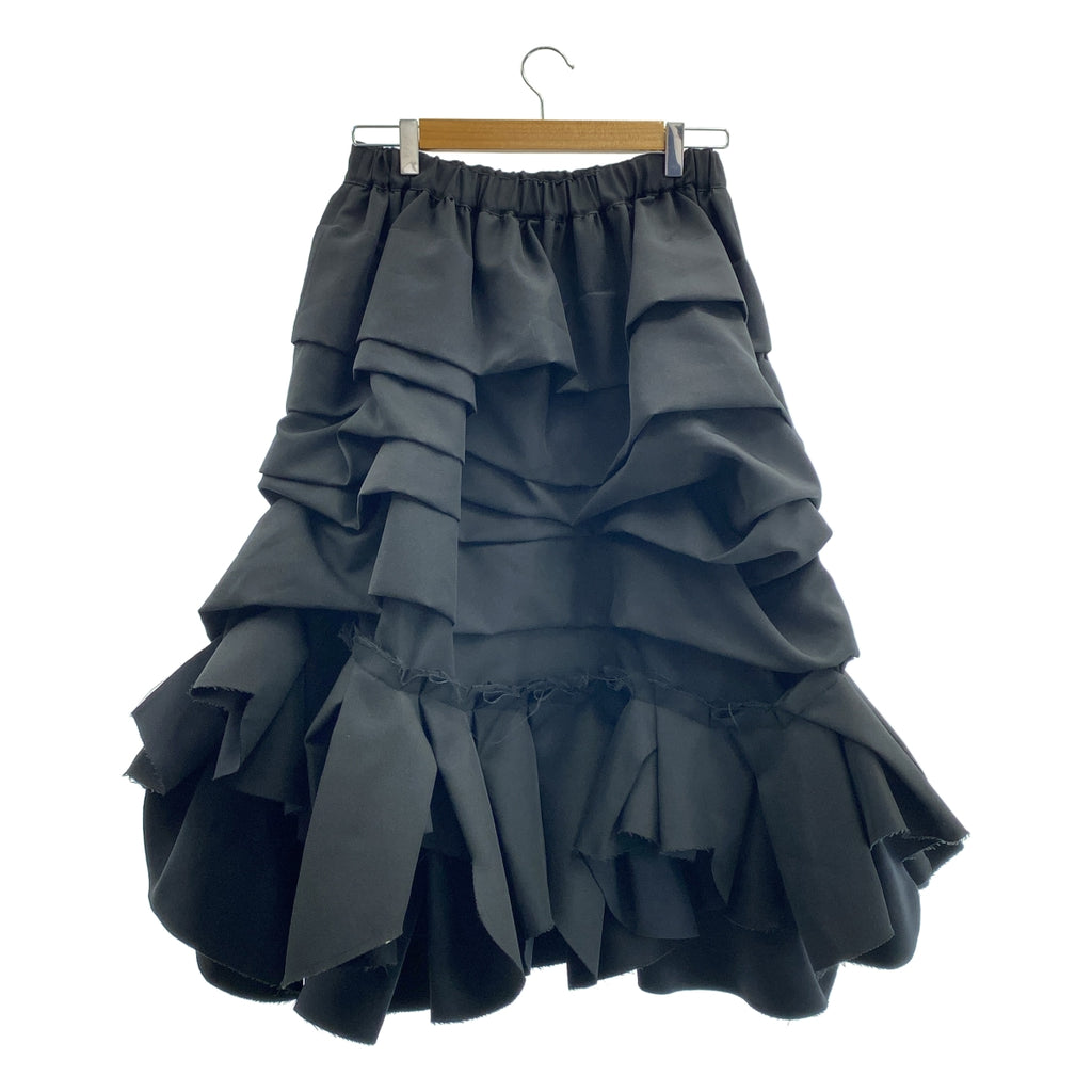 COMME des GARÇONS | 聚酯不對稱抽繩分層蓬鬆半身裙 | M碼 | 女款