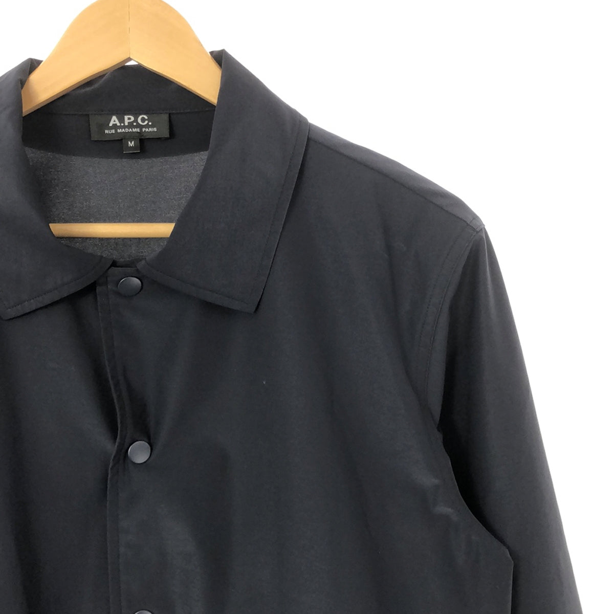 APC / A.P.C. | Polyester coach jacket | M | Navy | Men's