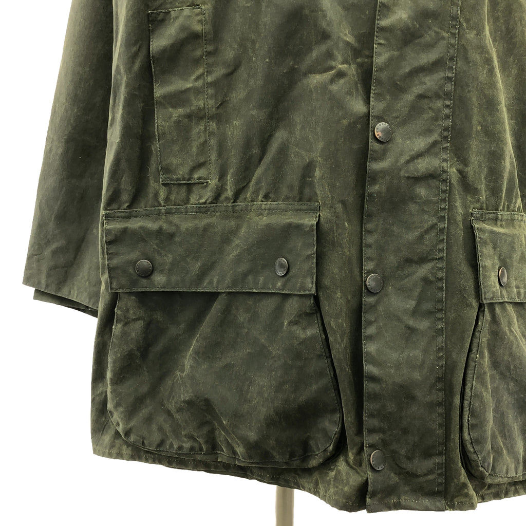 Barbour / バブアー | 90s～ / 1991年製 vintage NORTHUMBRIA / ノーザンブリア オイルドコート | C46 | オリーブ系 | メンズ