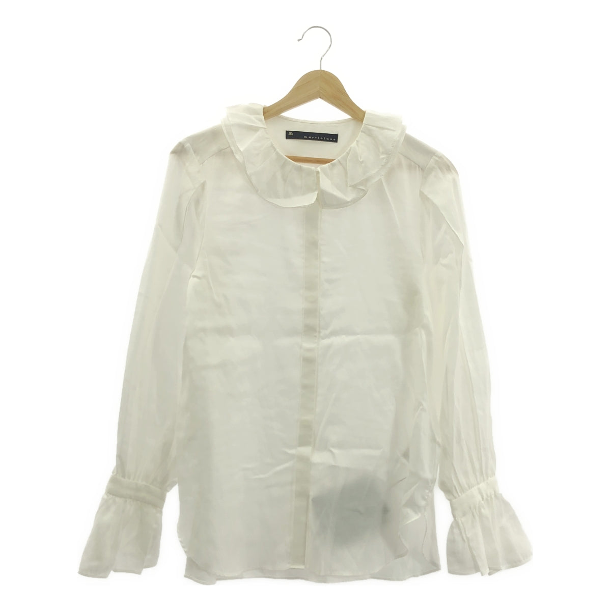 martinique / マルティニーク | フリルカラー フライフロント シャツ ブラウス | F | レディース