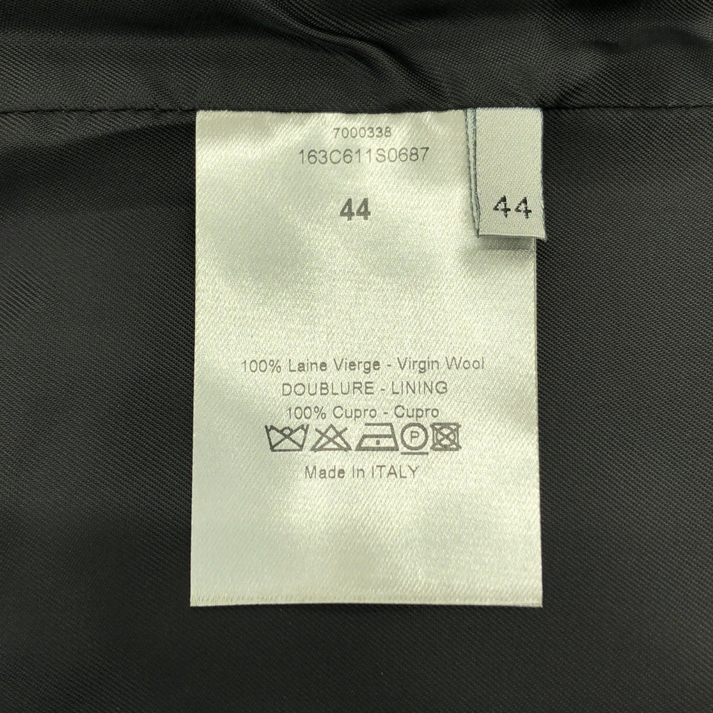 Dior Homme | 窄翻領馬甲 | 44碼 | 黑色 | 男士