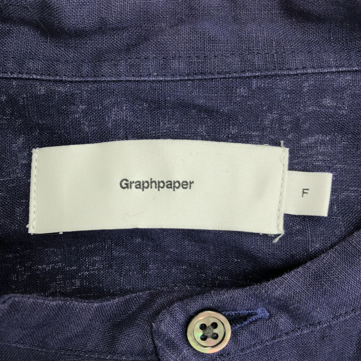 Graphpaper / グラフペーパー | 2022SS | Linen Oversized Band Collar Shirt リネン – KLD