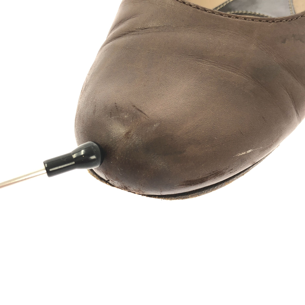 MARNI / 마르니 | 가죽 스웨이드 전환 플랫 펌프 | 38 | 여성