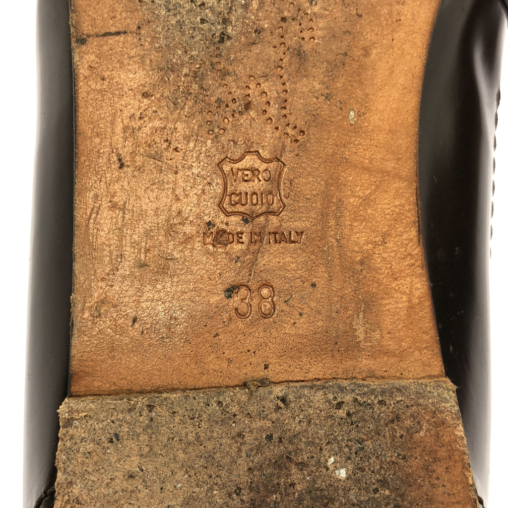 MARNI / 마르니 | 가죽 스웨이드 전환 플랫 펌프 | 38 | 여성