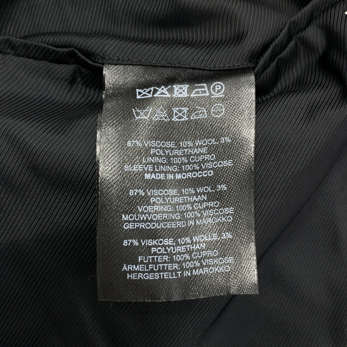 DRIES VAN NOTEN / ドリスヴァンノッテン | サテン 1B テーラードジャケット | 48 | メンズ