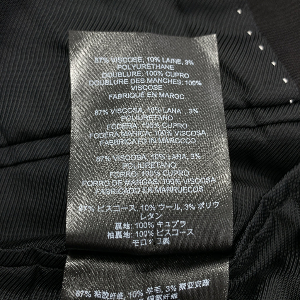 DRIES VAN NOTEN / ドリスヴァンノッテン | サテン 1B テーラードジャケット | 48 | メンズ