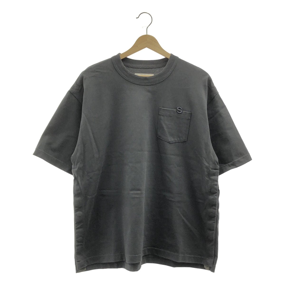 sacai | 棉質標誌刺繡口袋T卹 | 尺寸 3 | 男款