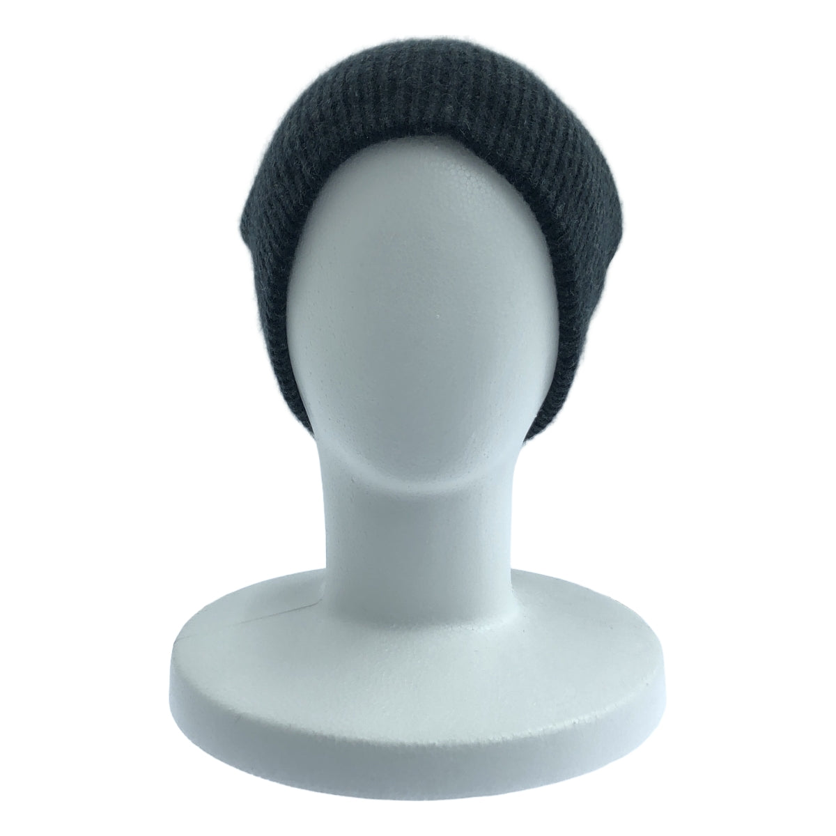 HELMUT LANG / 헬무트랑 | OVER SIZE RIB KNIT BEANIE 니트 비니 | F | 블랙 | 남성