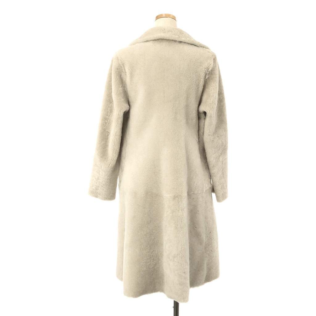 邁蘭 |羊皮皮革 Mouton 大衣 | F |淺灰色 |女性的