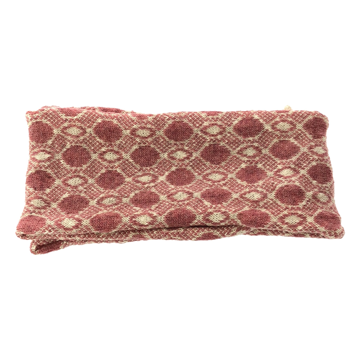 [新] OLUBIYI THOMAS / 奧爾維·托馬斯 | 2022秋冬 |羊毛圍巾 羊毛提花披肩 | F |粉紅色 |男士