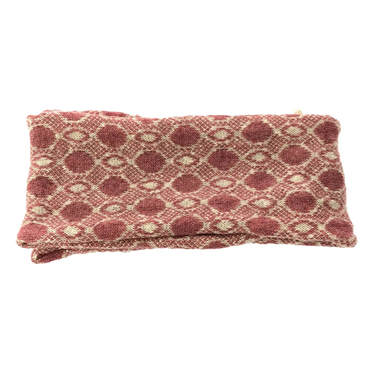 【新品】  OLUBIYI THOMAS / オルヴィトーマス | 2022AW | wool scarf ウール ジャガード ストール マフラー | F | ピンク | メンズ