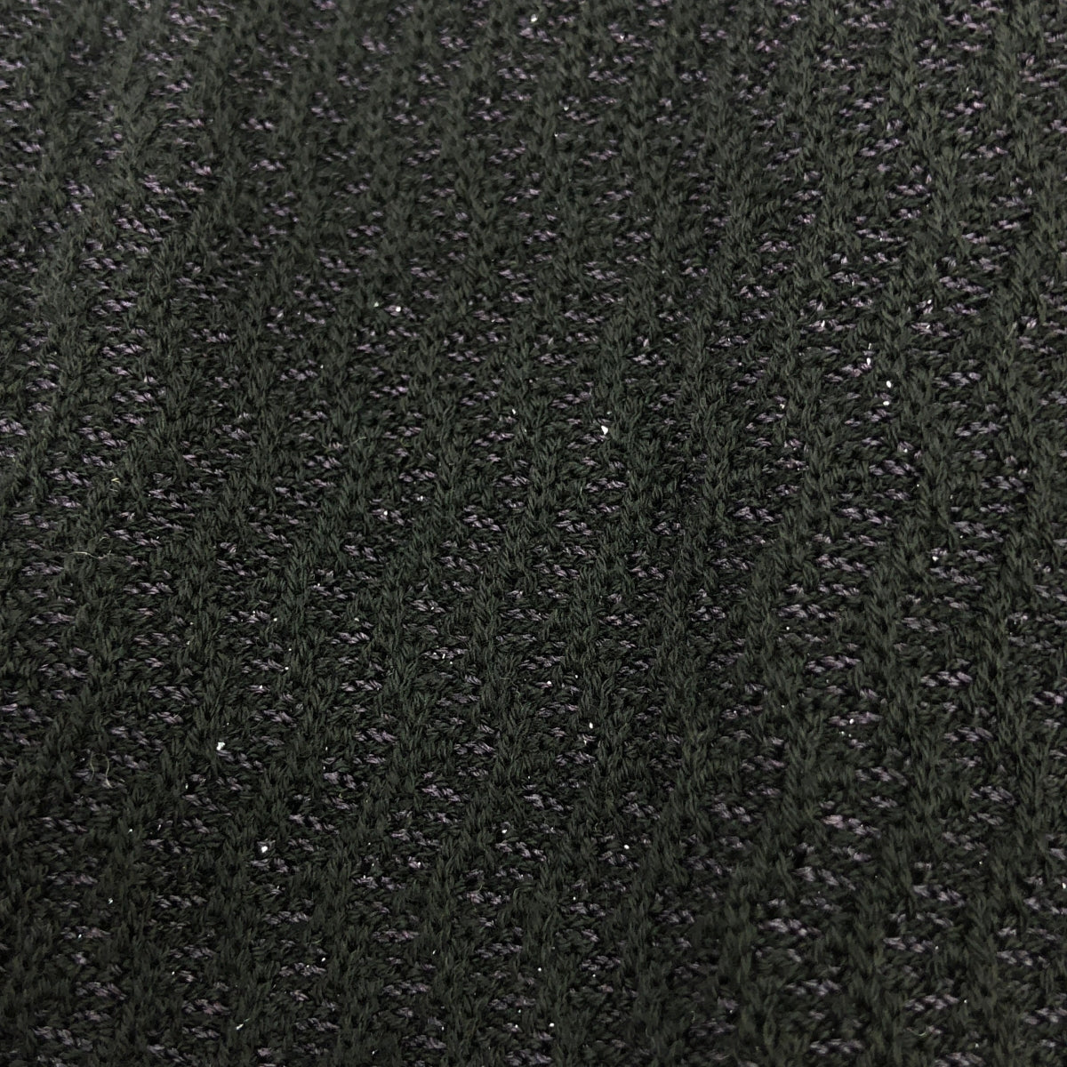 【美品】  STELLA McCARTNEY / ステラマッカートニー | ドレープスリーブ ウールレーヨン テクスチャーニット | 38 | ブラック | レディース