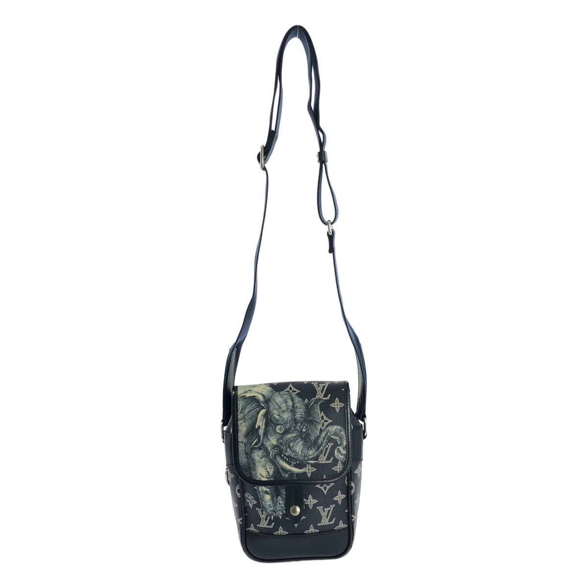 [狀況極佳] 路易威登 | M54246 Monogram Savannah Messenger BB 肩背包 | 海軍藍 | 男士