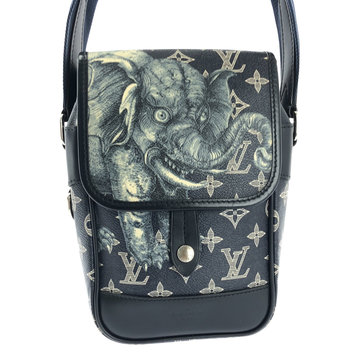 [狀況極佳] 路易威登 | M54246 Monogram Savannah Messenger BB 肩背包 | 海軍藍 | 男士