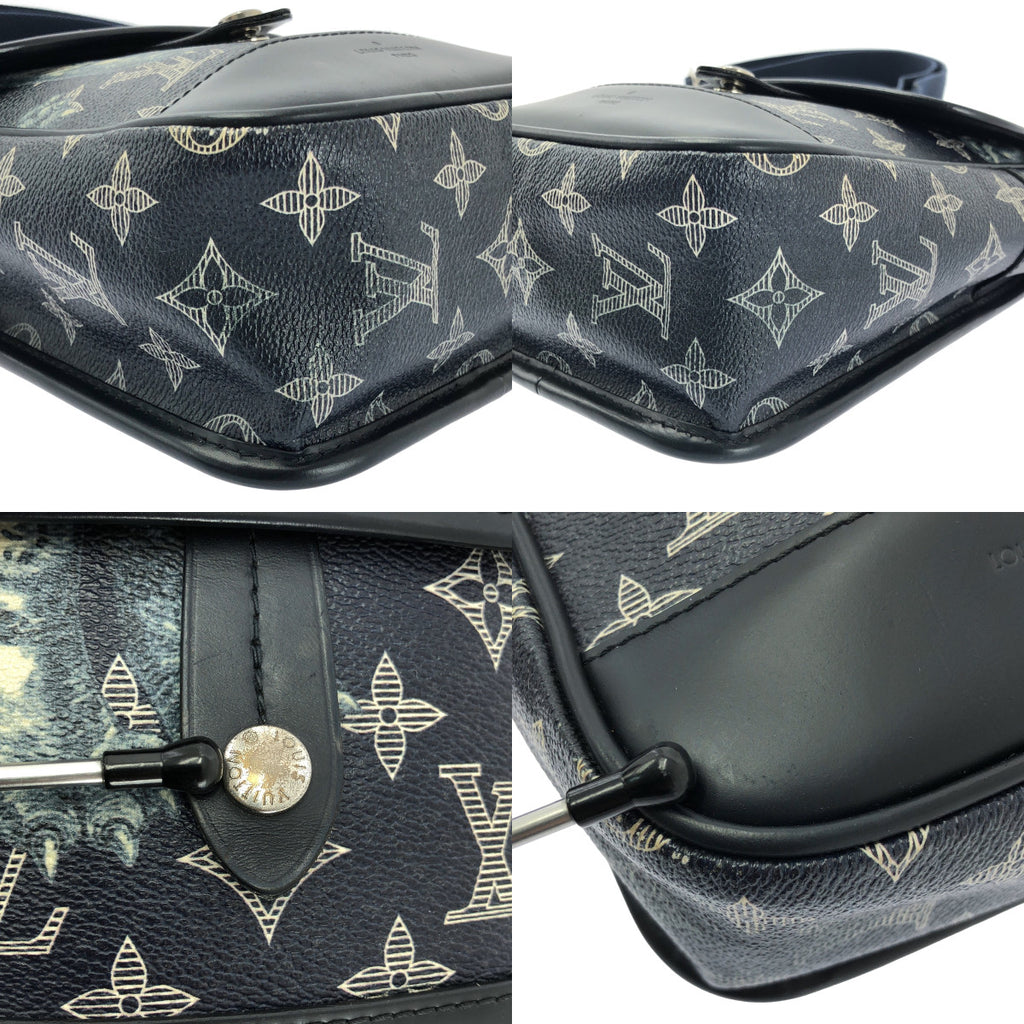 【미품】 Louis Vuitton / 루이비통 | M54246 모노그램 사바나 메신저 BB 숄더백 | 네이비 | 남성